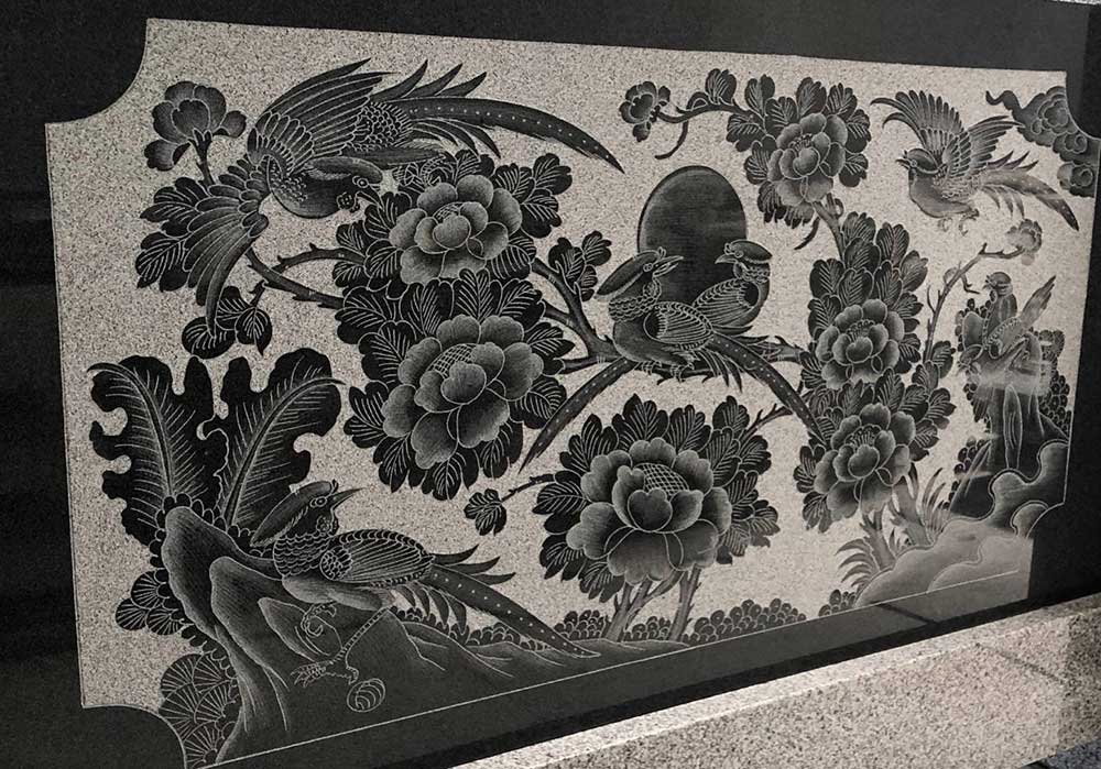 Carving Stone Installation Carving Stone Installation