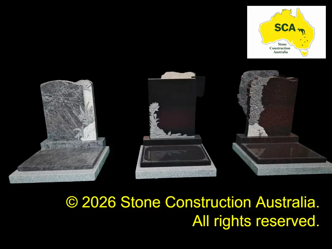 Sample Finished granite and marble memorial monument Sample Finished granite and marble memorial monument
